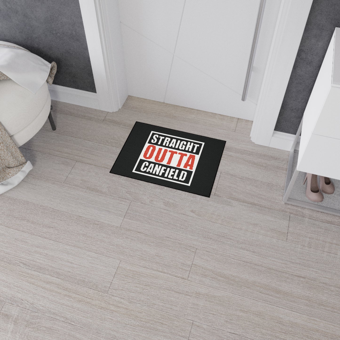 "Straight Outta Canfield" Heavy Duty Floor Mat