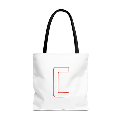 Canfield Football Tote Bag, Badge & White "C"