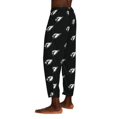 Men's Pajama Pants, White Cardinal