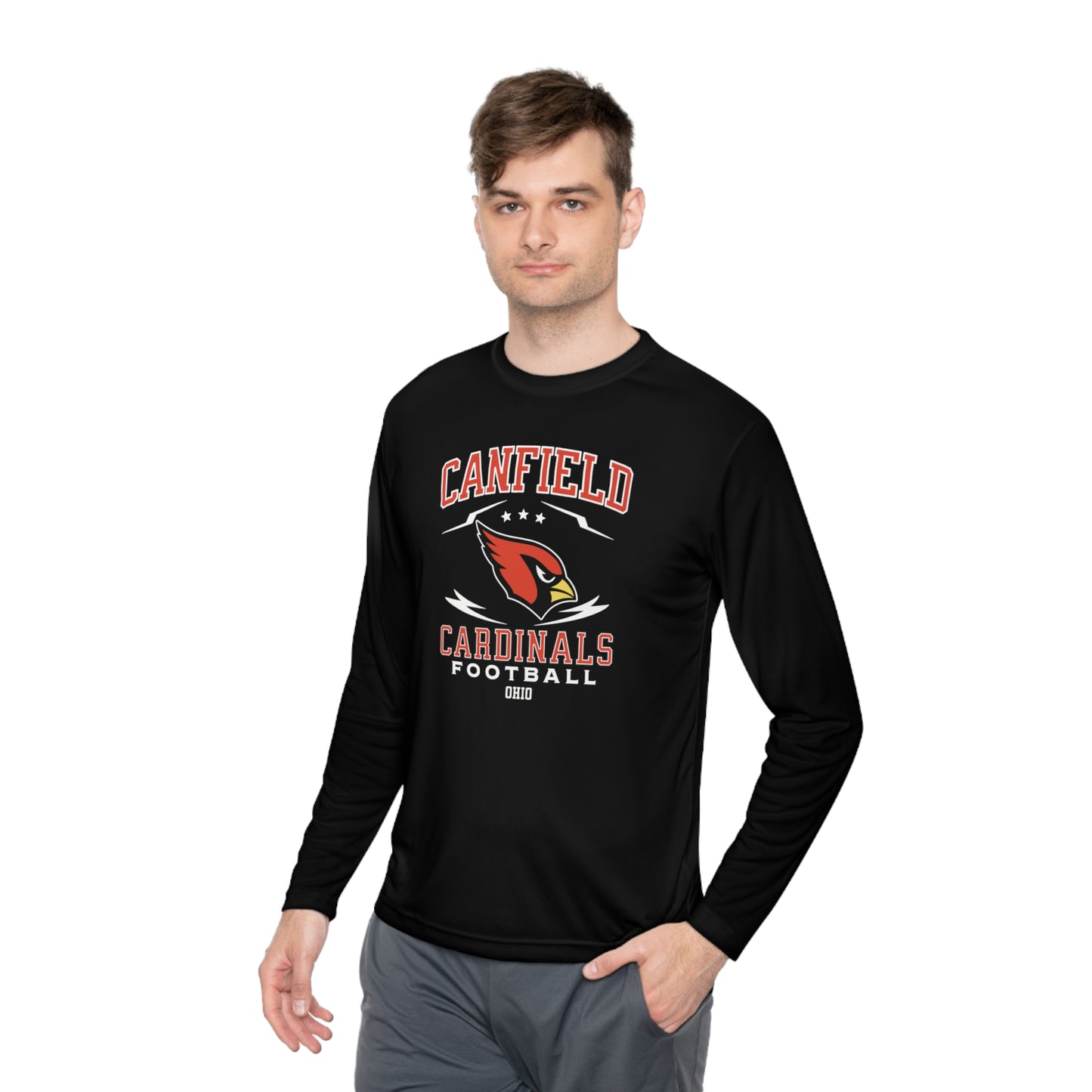 Canfield Cardinals (Football), Moisture-Wicking Long Sleeve Tee