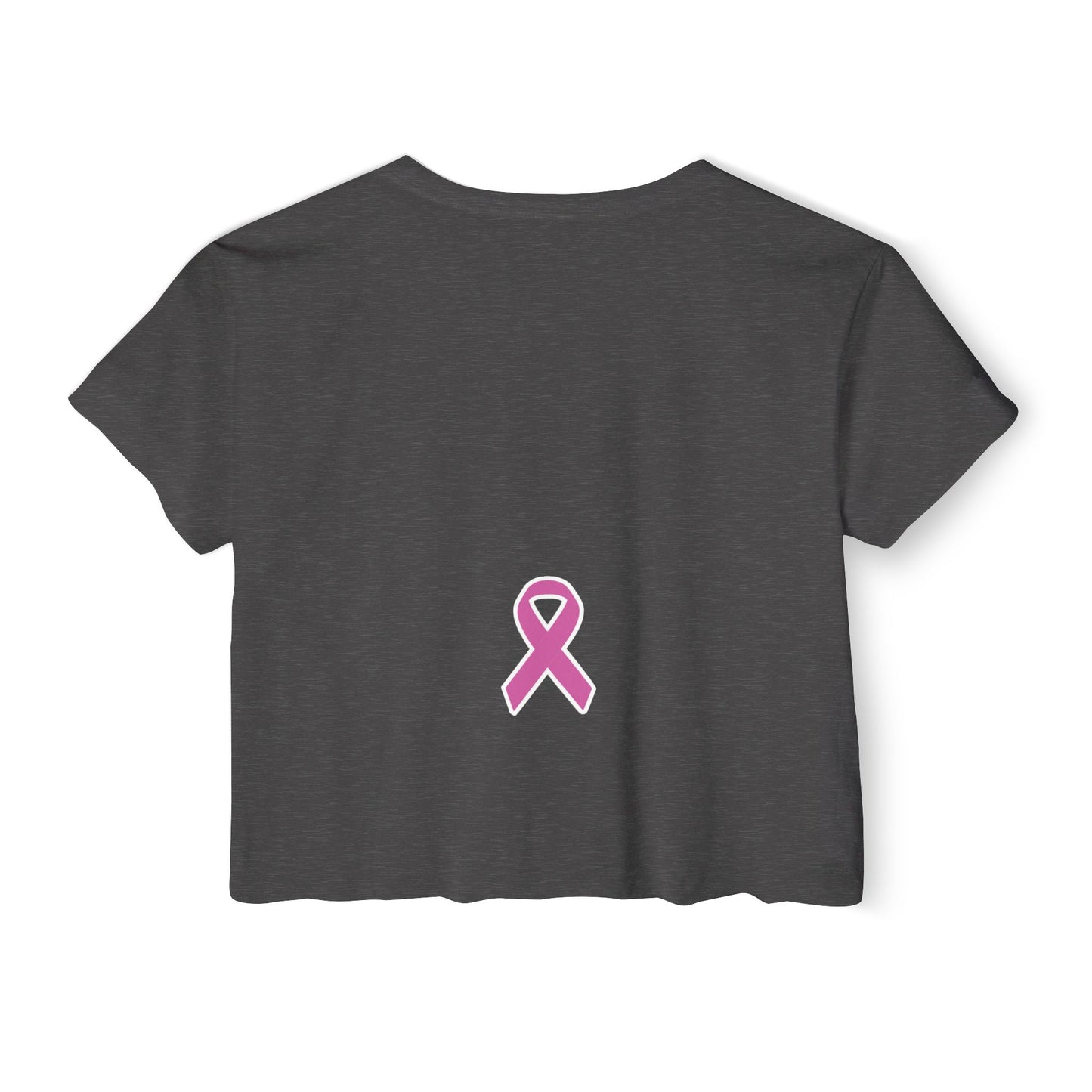 Canfield Heart, Women's Crop Top (Breast Cancer Awareness)