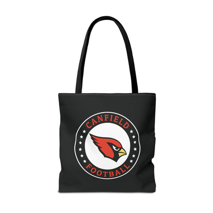 Canfield Football Tote Bag, Badge & White "C"