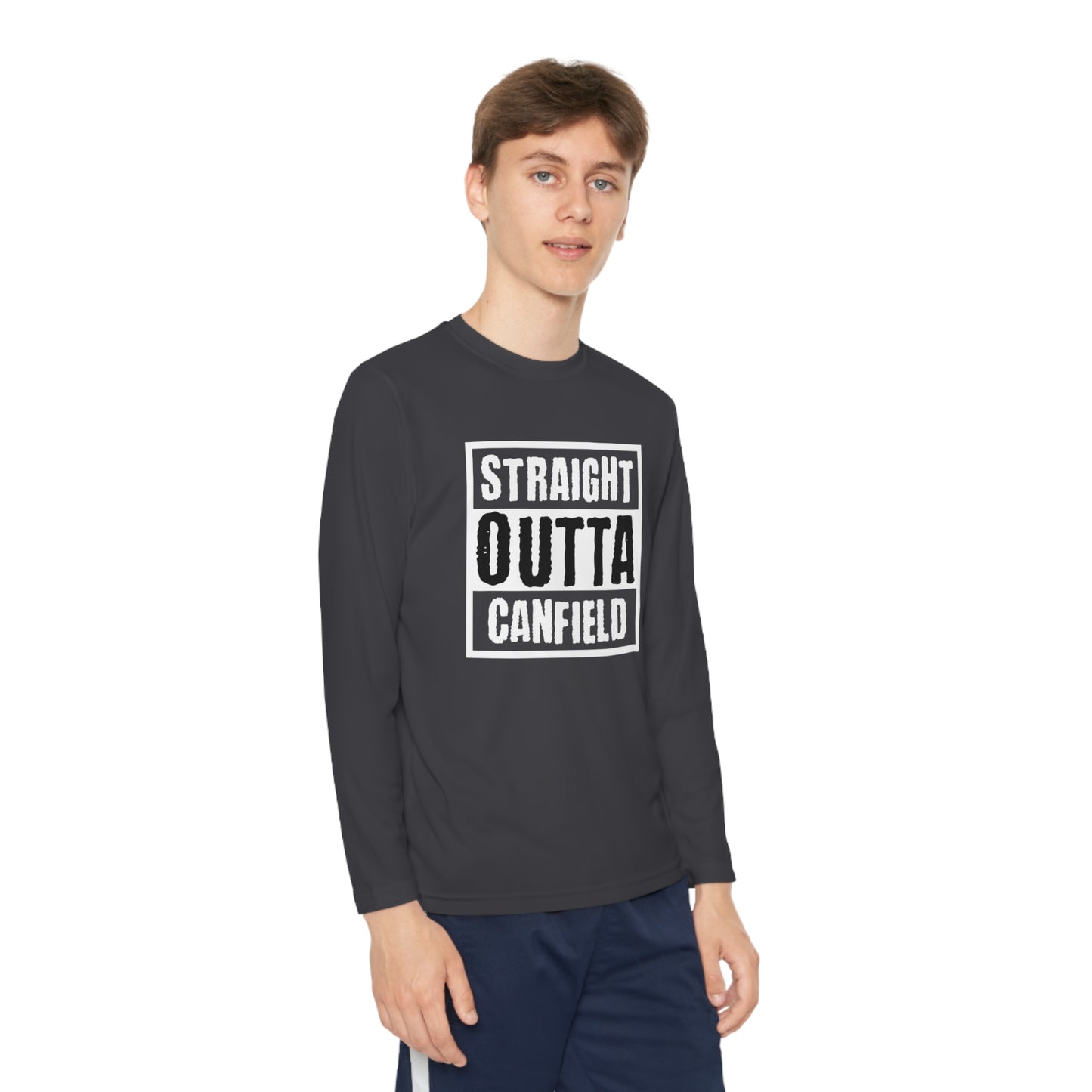 "Straight Outta Canfield" Youth Long Sleeve Competitor Tee