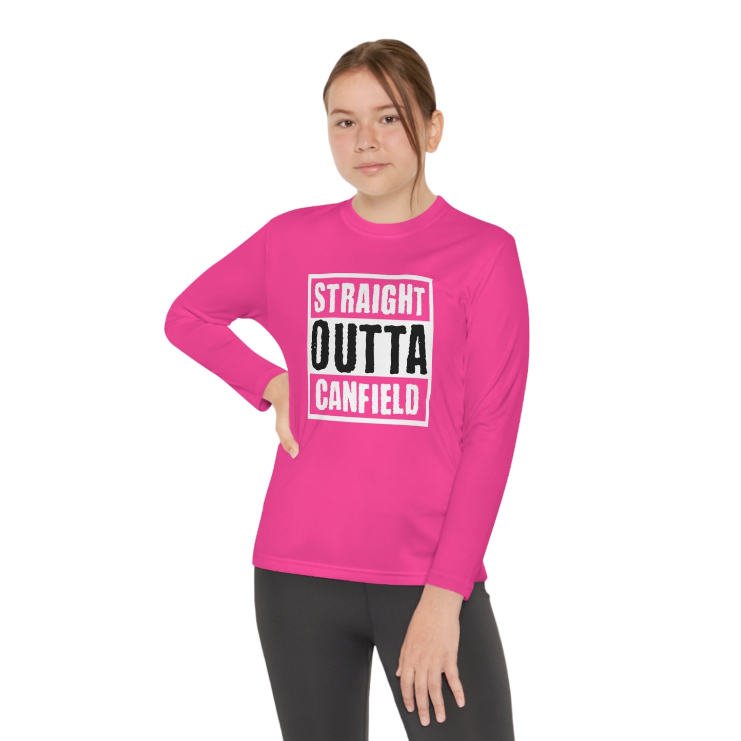 "Straight Outta Canfield" Youth Long Sleeve Competitor Tee