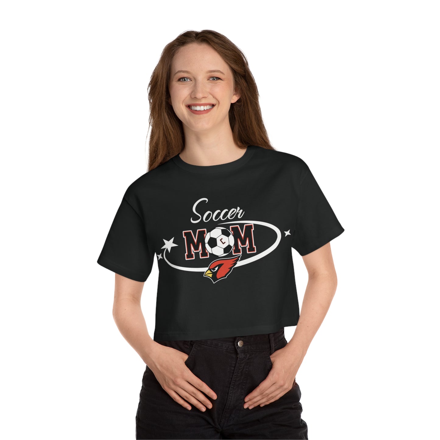 Soccer Mom, Women's Cropped T-Shirt