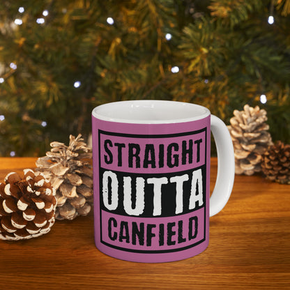 "Straight Outta Canfield" Ceramic Mug, 11 oz