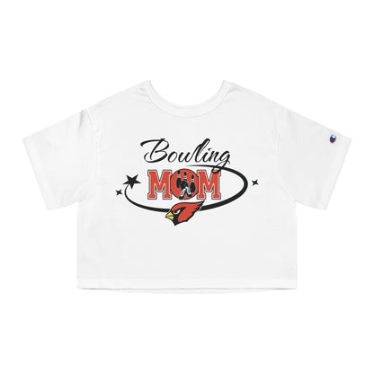 Bowling Mom, Women's Cropped T-Shirt