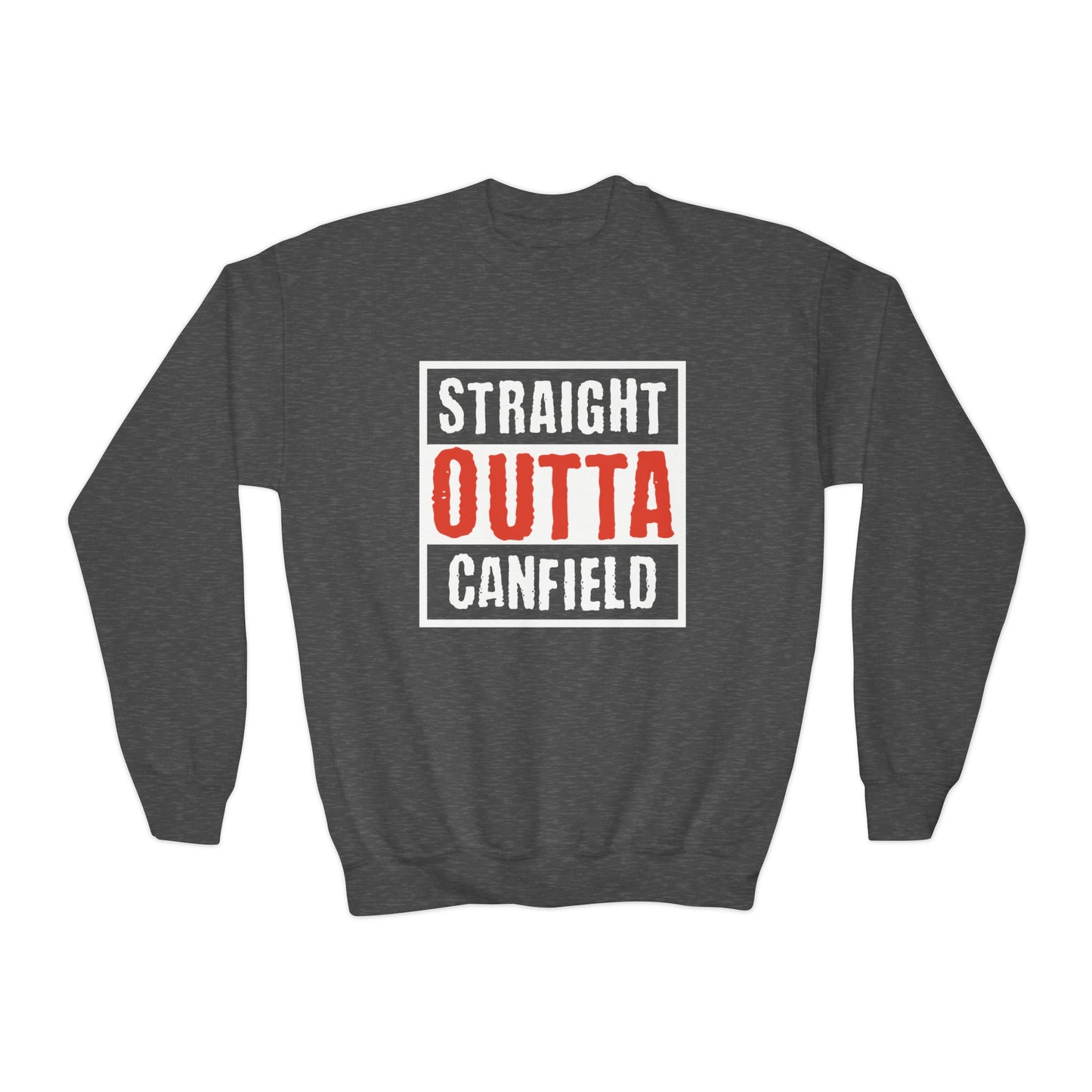 "Straight Outta Canfield" Youth Crewneck Sweatshirt