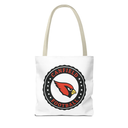 Canfield Football Tote Bag, Badge & White "C"