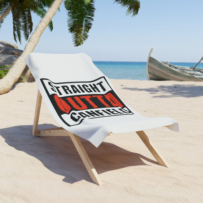 "Straight Outta Canfield" Beach Towel