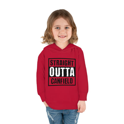 "Straight Outta Canfield, Toddler Pullover Fleece Hoodie