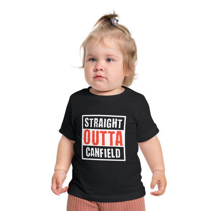 "Straight Outta Canfield" Baby Short Sleeve T-Shirt