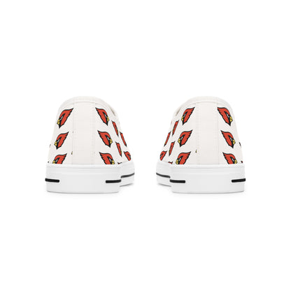 Women's Low Top Sneakers, Red Cardinal