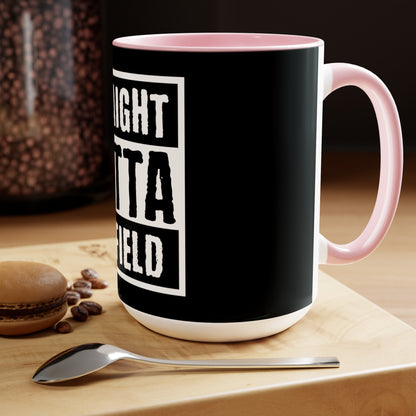 "Straight Outta Canfield" Multi-tone Coffee Mug, 15 oz