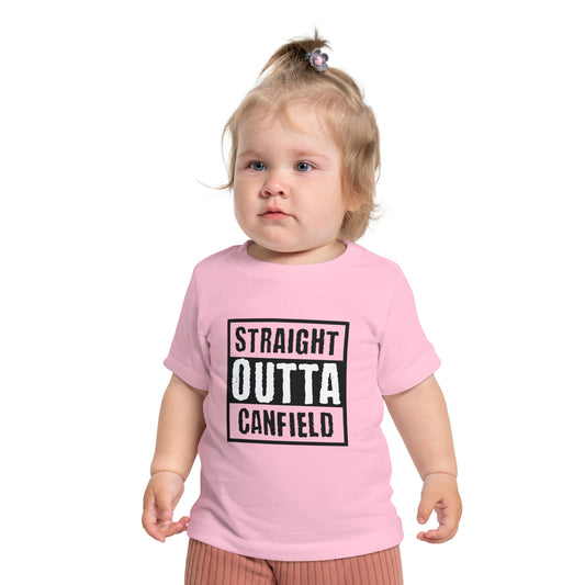 "Straight Outta Canfield" Baby Short Sleeve T-Shirt