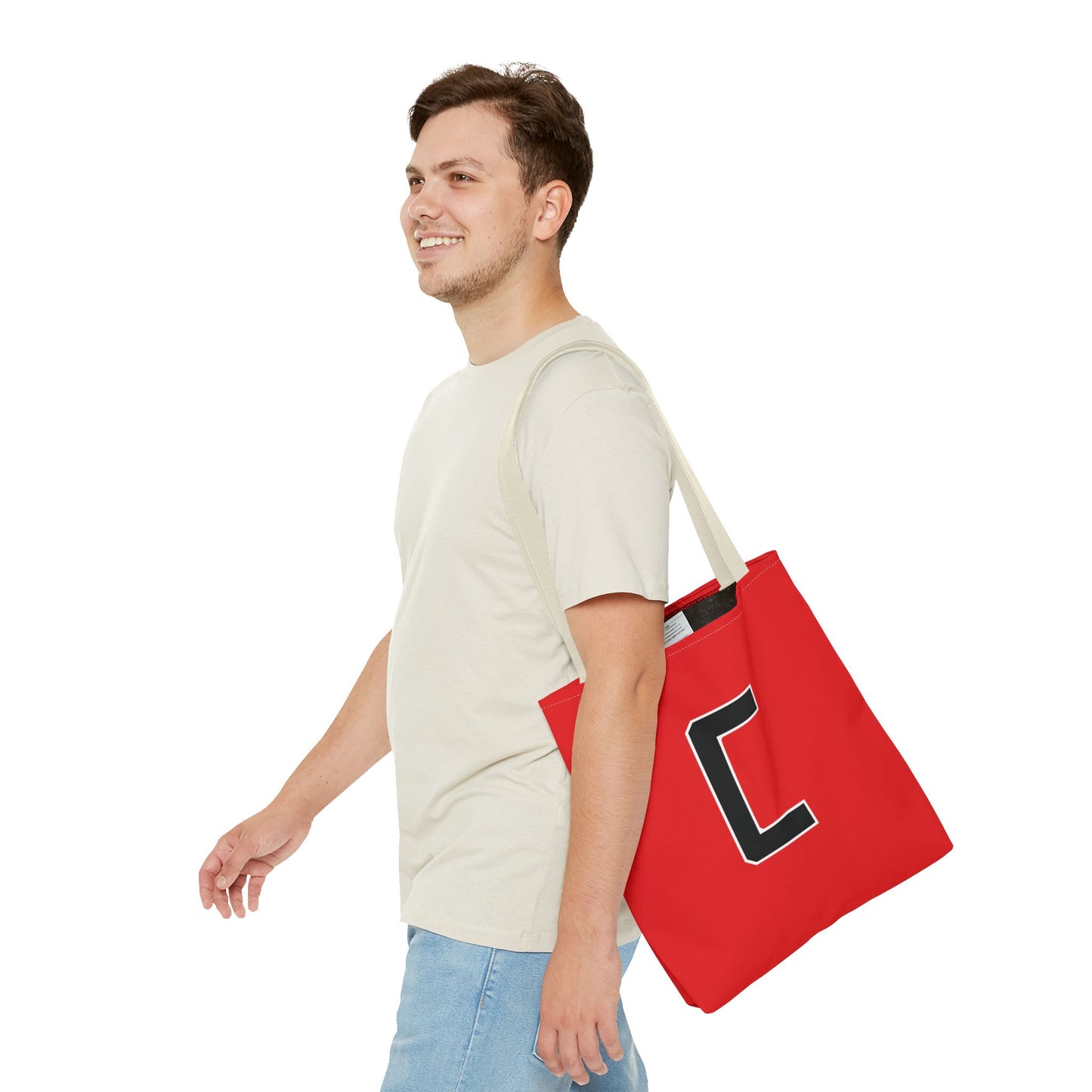 Canfield Football Tote Bag, Badge & Black "C"