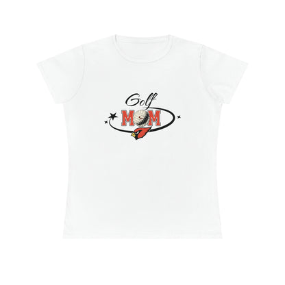 Golf Mom, Ladies' Cotton T-Shirt