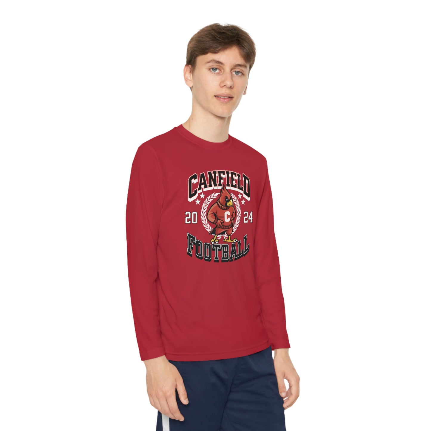 2024 Canfield Football, Youth Long Sleeve Competitor Tee