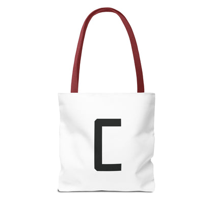 "Straight Outta Canfield" Tote Bag, Black "C"