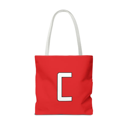 "Straight Outta Canfield" Tote Bag, White "C"