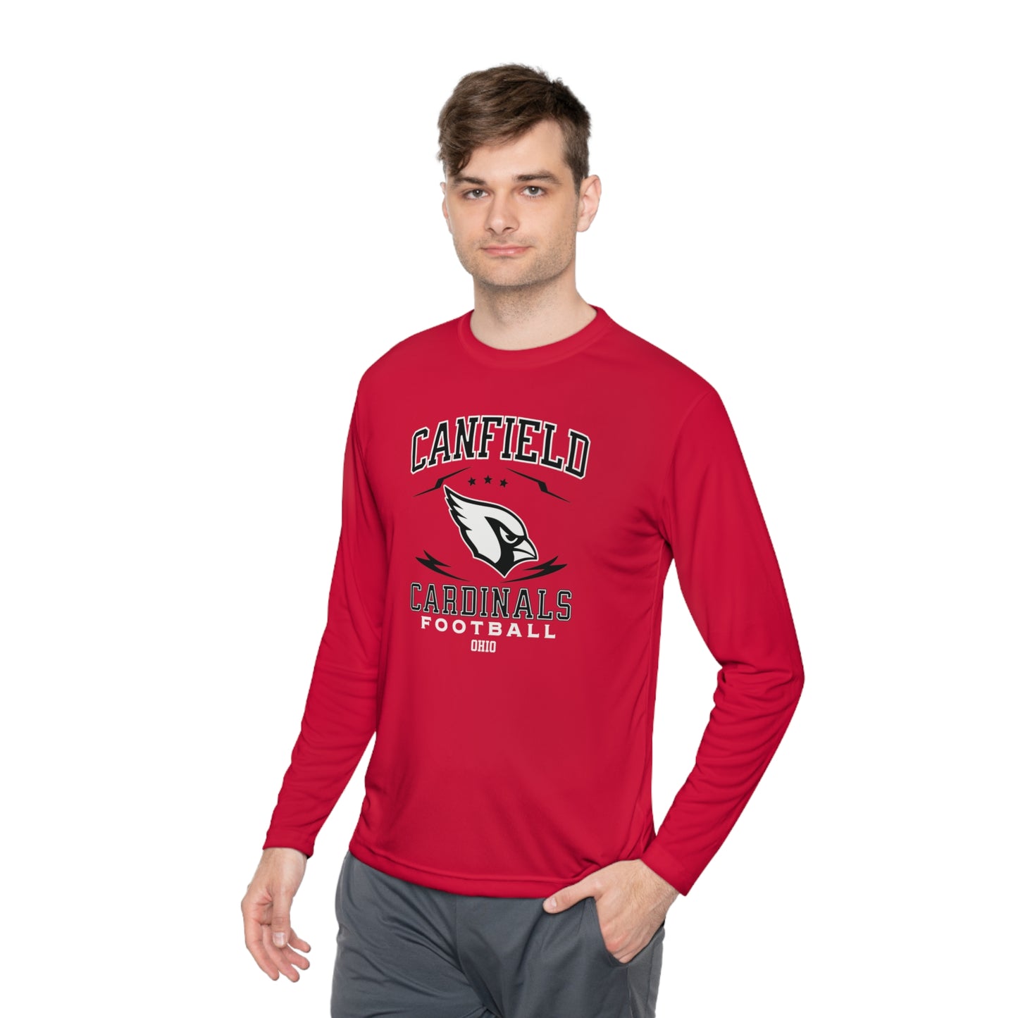 Canfield Cardinals (Football), Moisture-Wicking Long Sleeve Tee