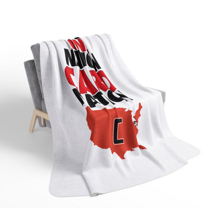 Card Nation Sherpa Blanket - Perfect for Game Day and Chilly Nights