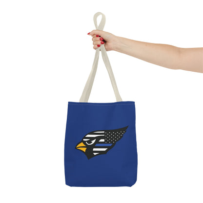 Canfield Tote Bag, Back-the-Blue Cardinal & Black "C"