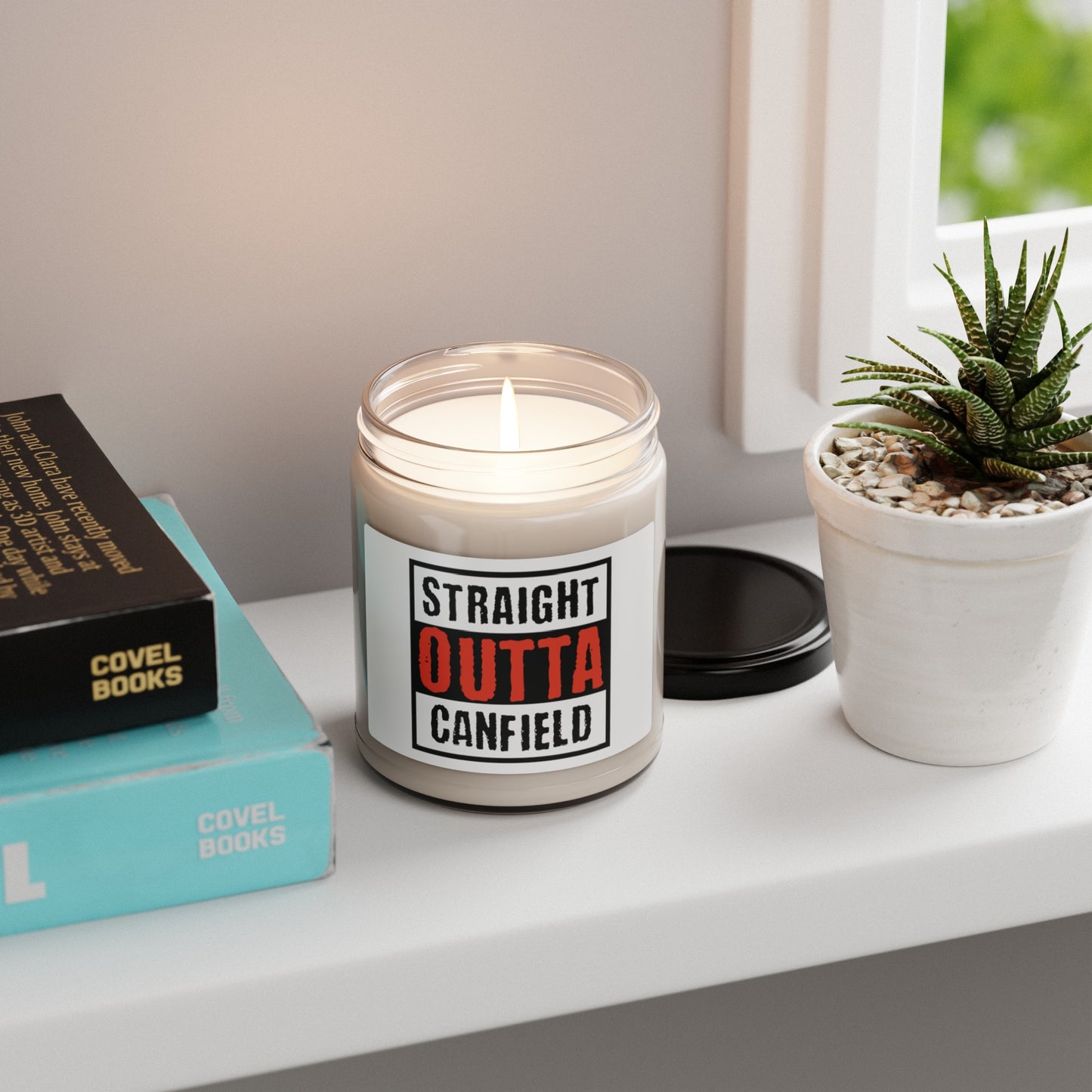 "Straight Outta Canfield", 9 oz. Scented Soy Candle