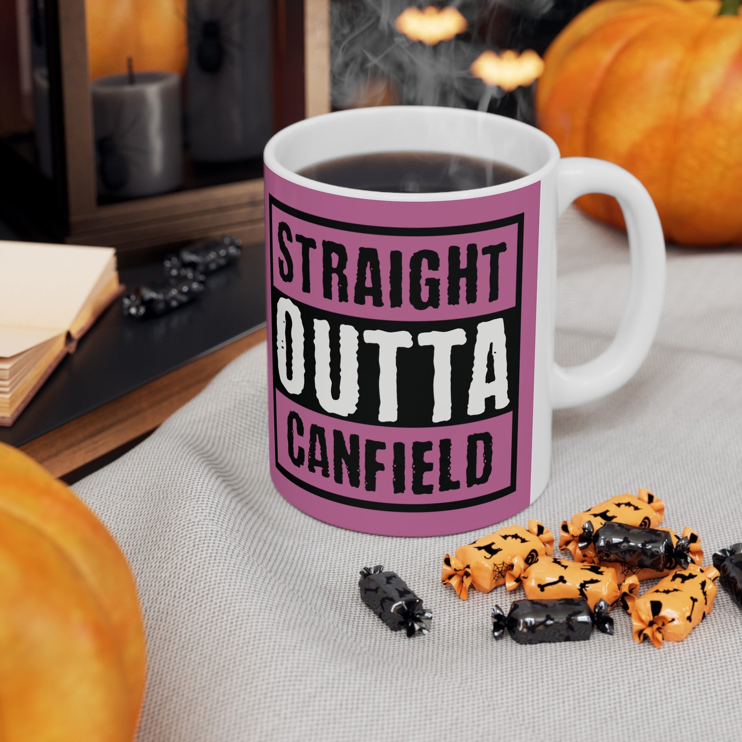 "Straight Outta Canfield" Ceramic Mug, 11 oz