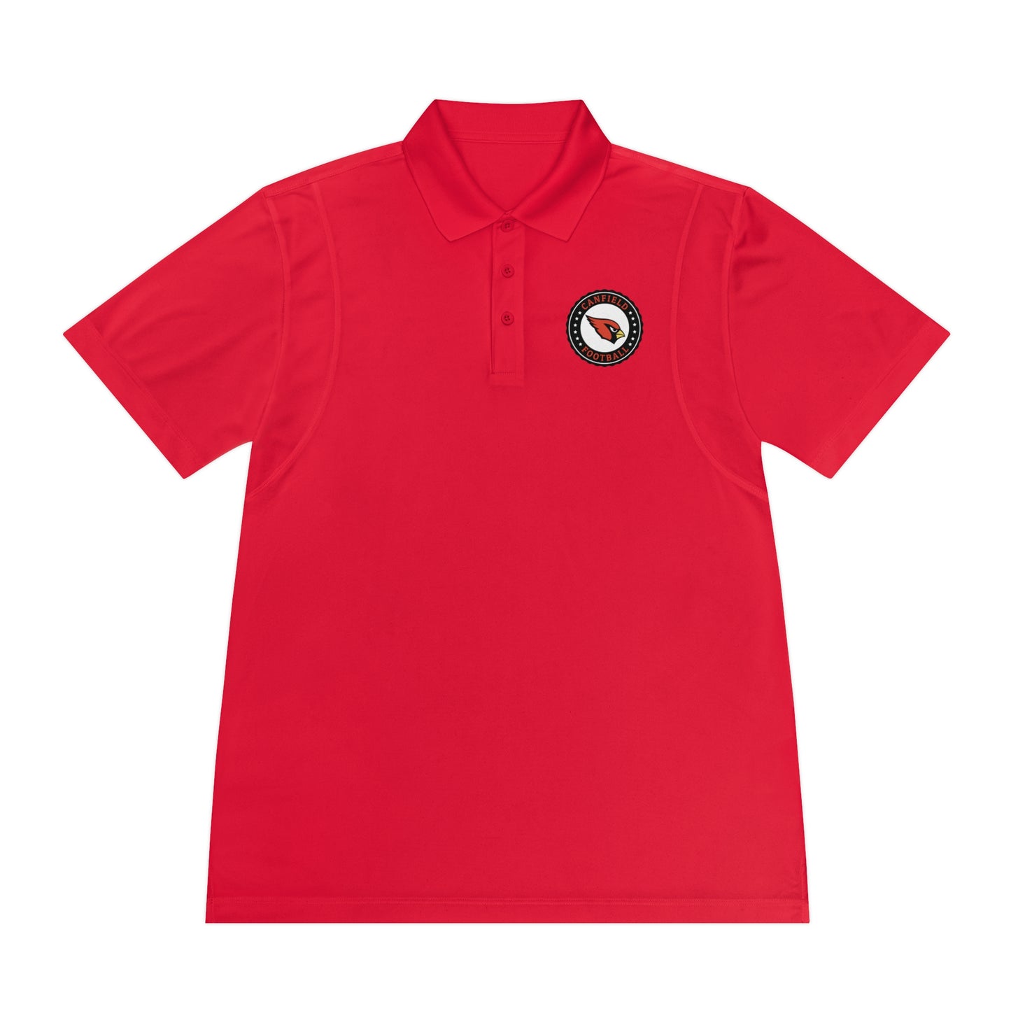 Canfield Football Badge Men's Sport Polo Shirt