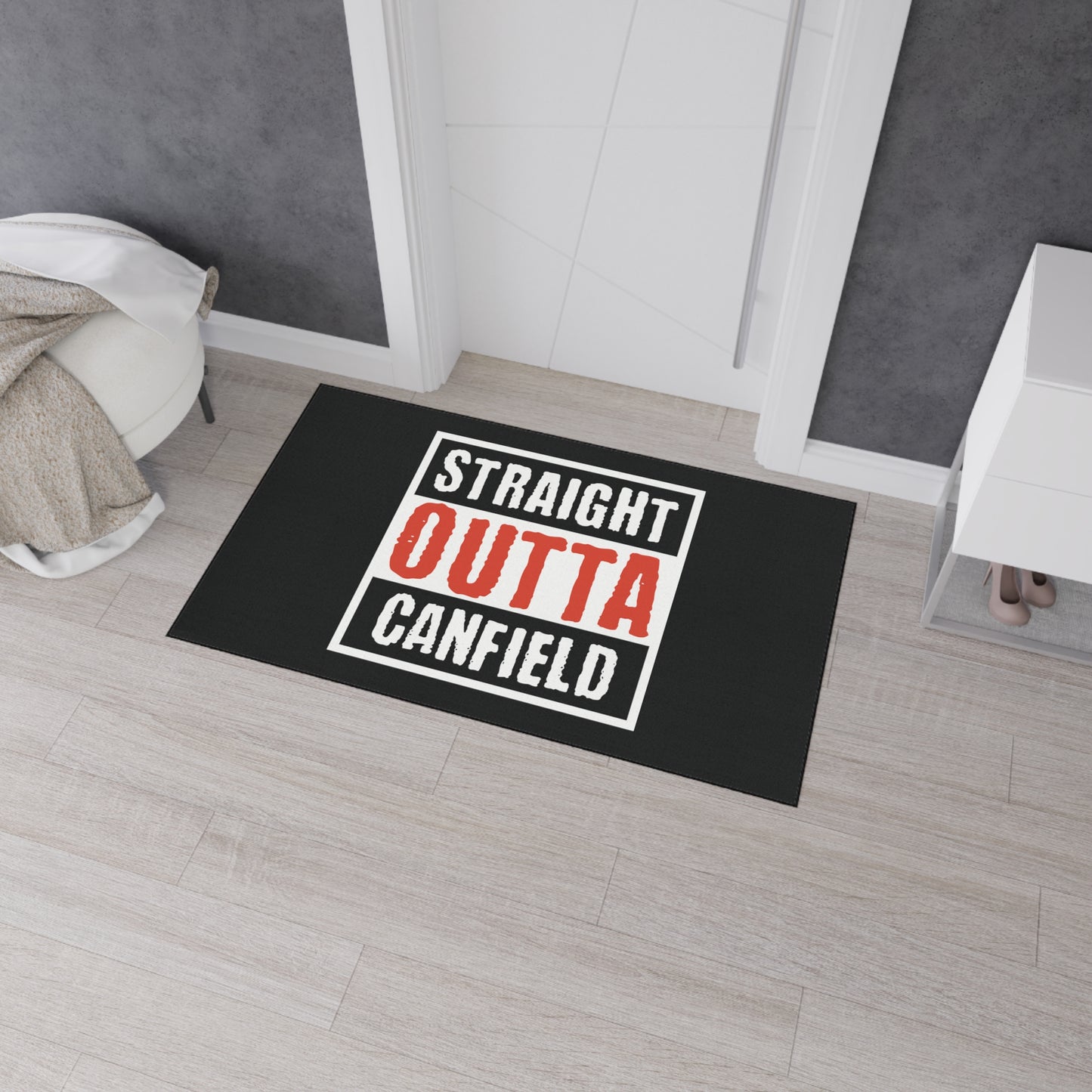 "Straight Outta Canfield" Heavy Duty Floor Mat