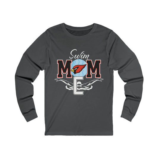 Swim Mom, Long Sleeve Tee