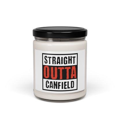 "Straight Outta Canfield", 9 oz. Scented Soy Candle