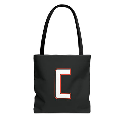 Canfield Football Tote Bag, Badge & White "C"