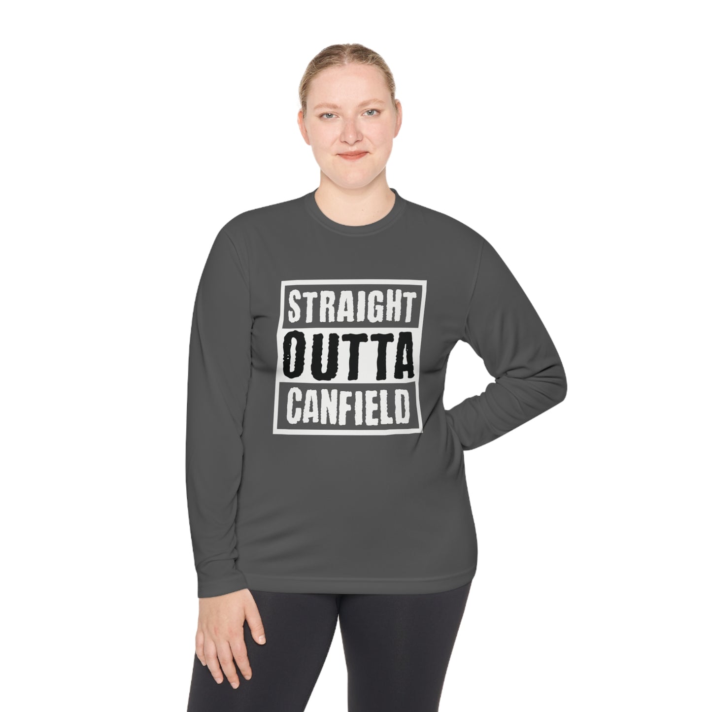 "Straight Outta Canfield",  Lightweight Long Sleeve Tee,