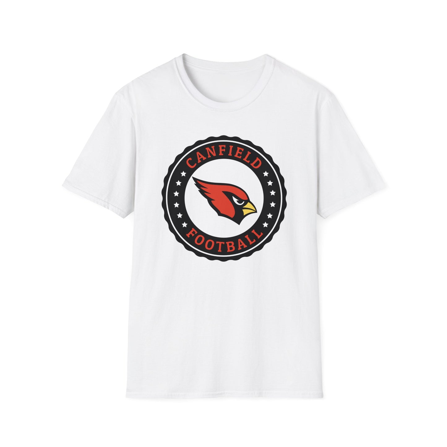 Canfield Football Badge, Softstyle T-Shirt