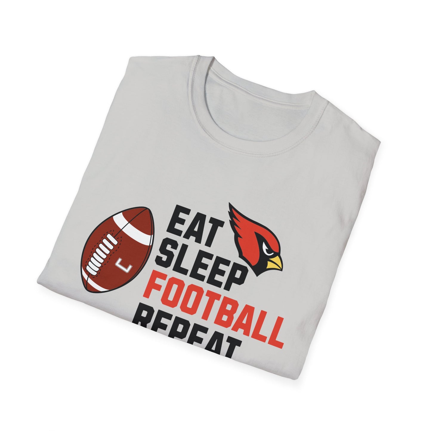 Eat, Sleep, Football, Softstyle T-Shirt