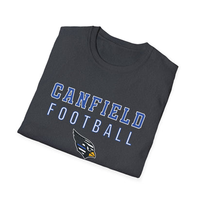 Back-the-Blue Canfield Football Softstyle T-Shirt