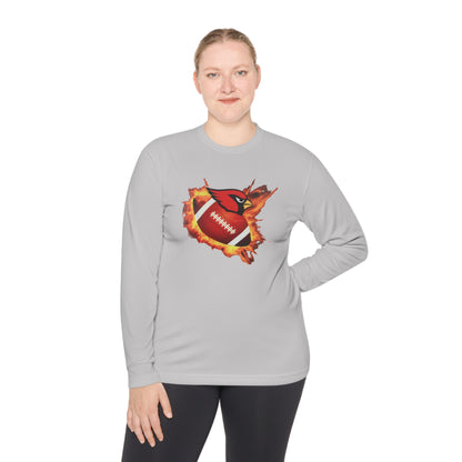 Canfield Football (Fire), Moisture-Wicking Long Sleeve Tee