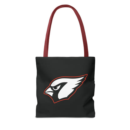 Tote Bag, White Canfield C w/White & Red Trim Cardinal