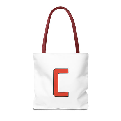 "Straight Outta Canfield" Tote Bag, Red "C"