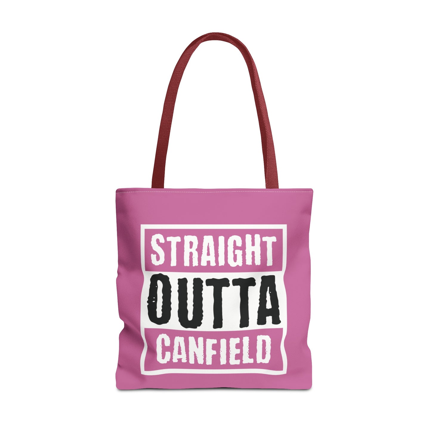 "Straight Outta Canfield" Tote Bag, Black "C"