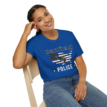 Back-the-Blue Canfield Police Softstyle T-Shirt