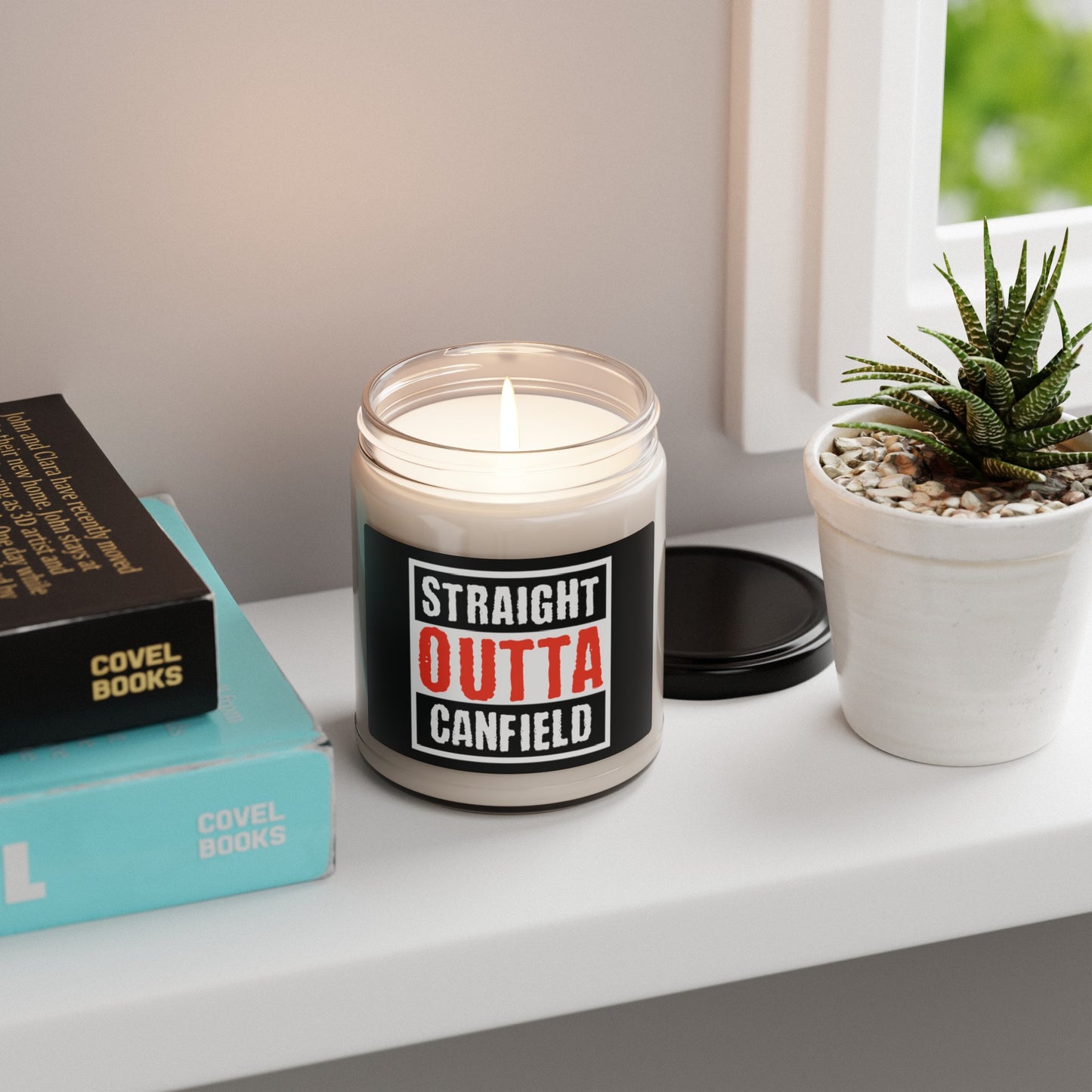 "Straight Outta Canfield", 9 oz. Scented Soy Candle