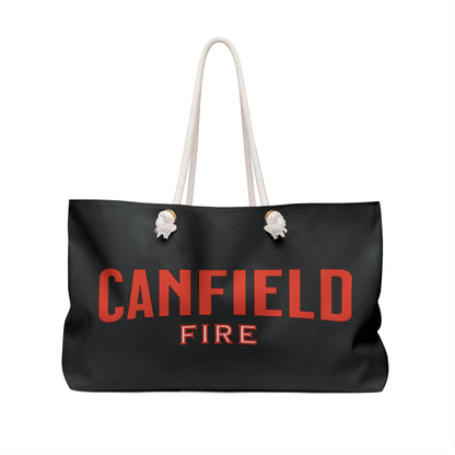 "Canfield Fire" Weekender Bag, Red Cardinal