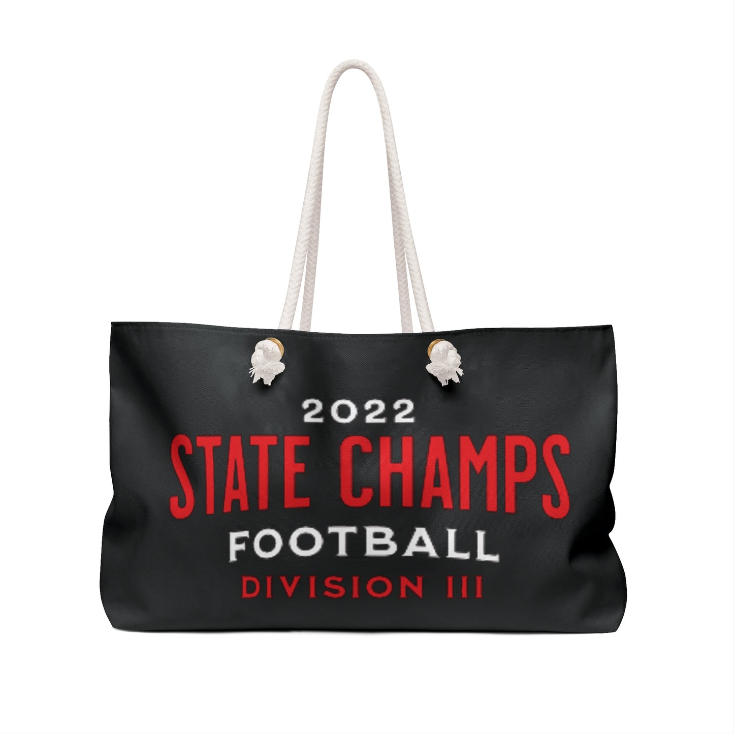 Canfield Football State Champion Weekender Bag, "Canfield Cardinals"