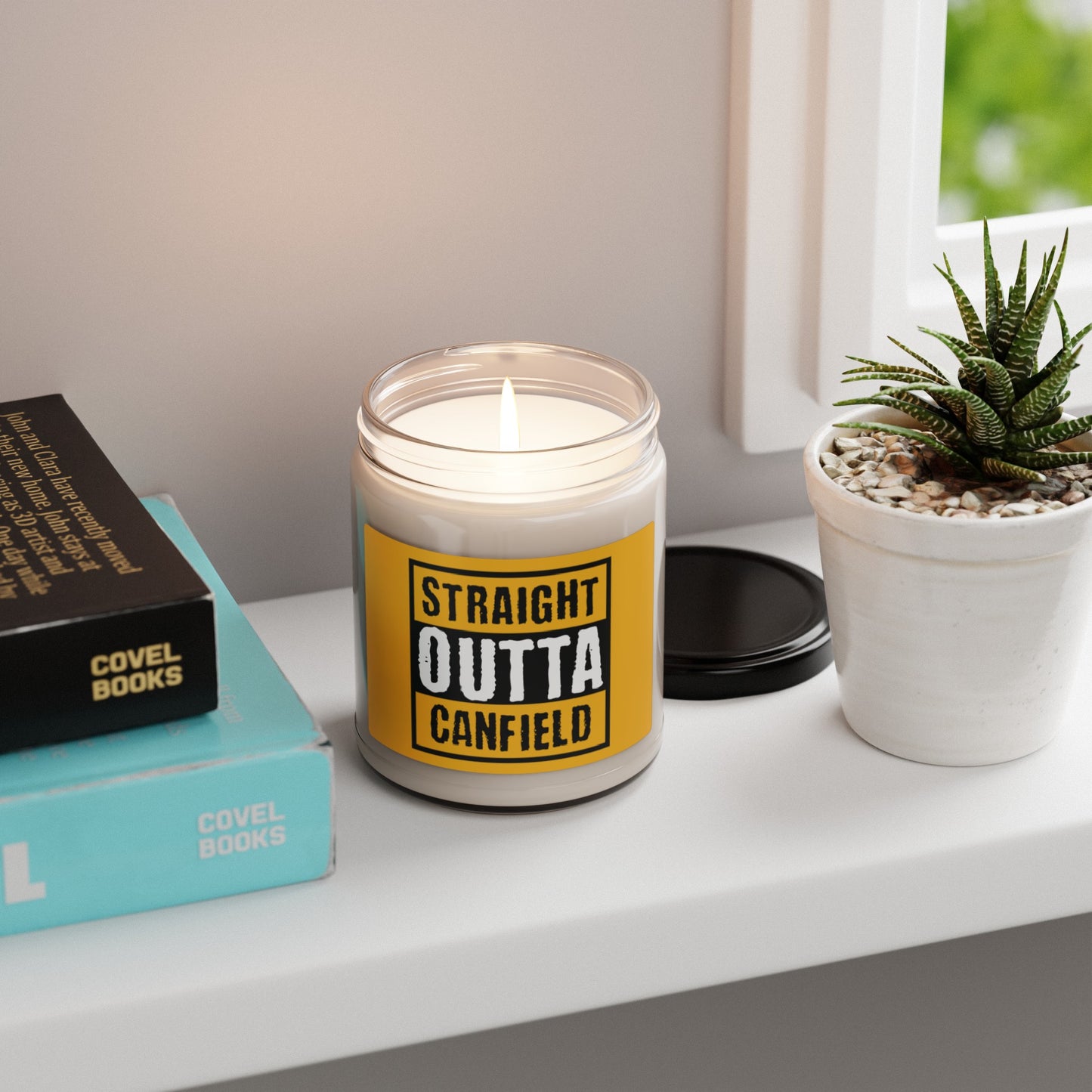 "Straight Outta Canfield", 9 oz. Scented Soy Candle