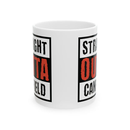 "Straight Outta Canfield" Ceramic Mug, 11 oz