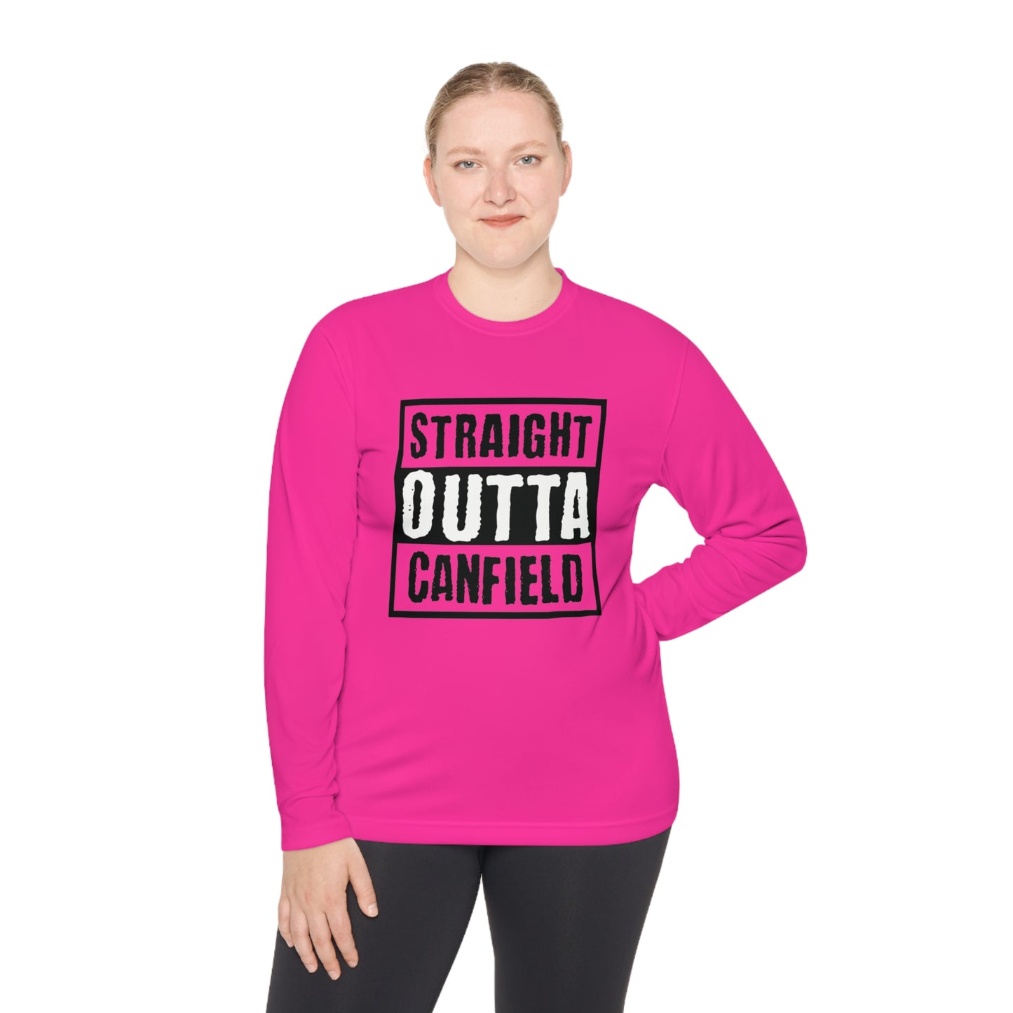 "Straight Outta Canfield",  Lightweight Long Sleeve Tee,