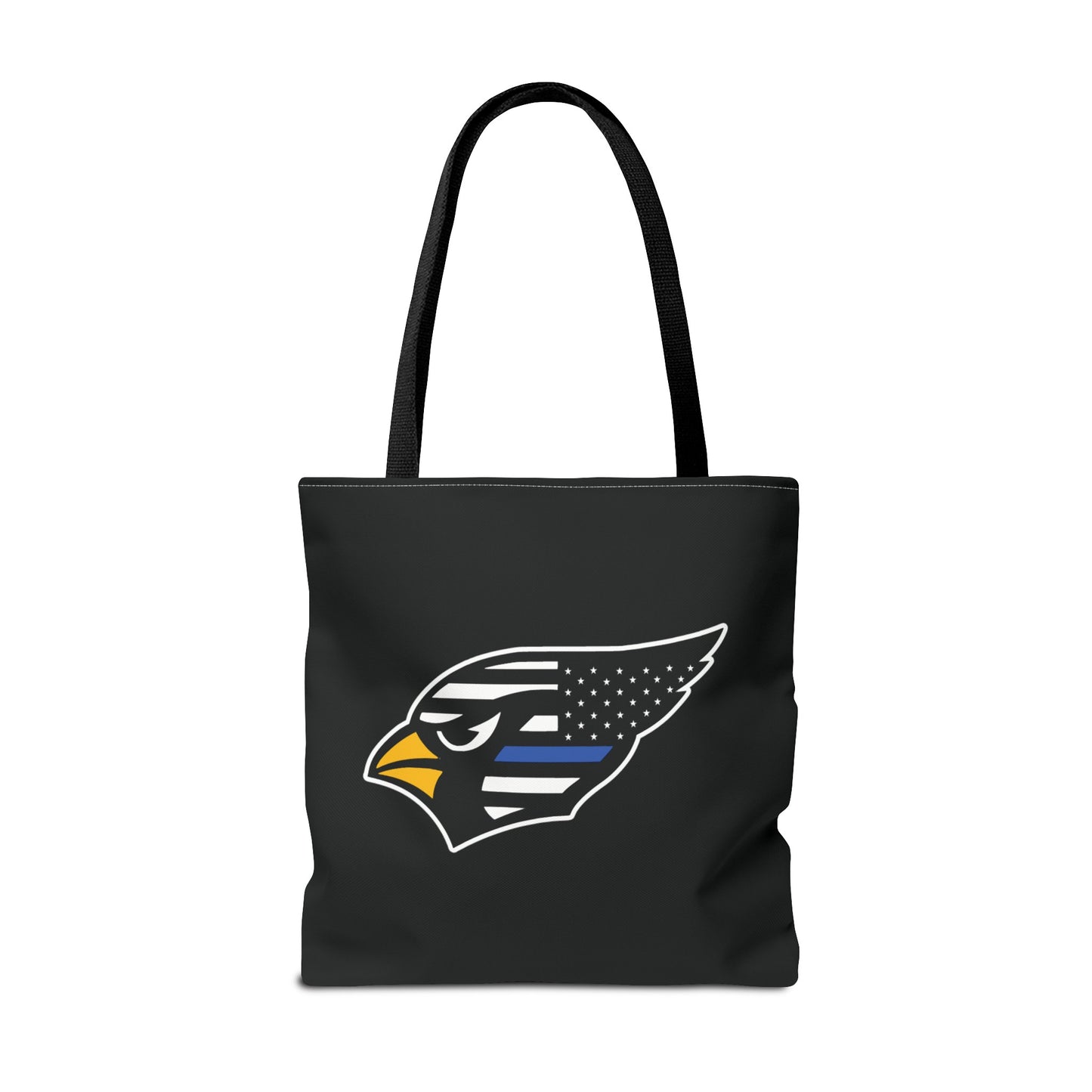 "Straight Outta Canfield" Tote Bag, Back-the-Blue Cardinal